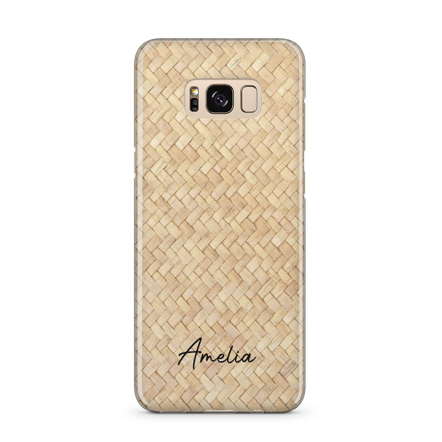 Custom Rattan Pattern Samsung Galaxy S8 Plus Case