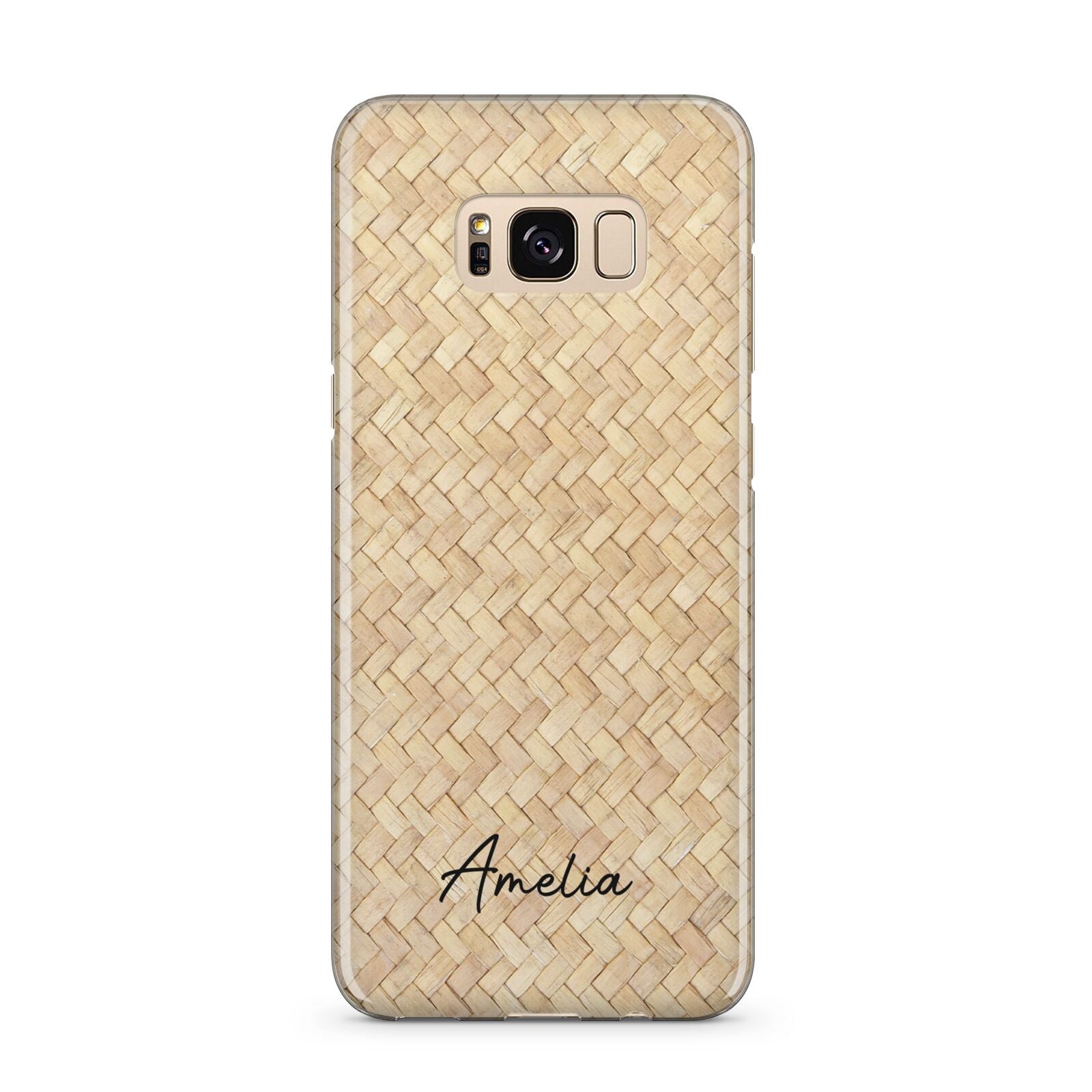 Custom Rattan Pattern Samsung Galaxy S8 Plus Case