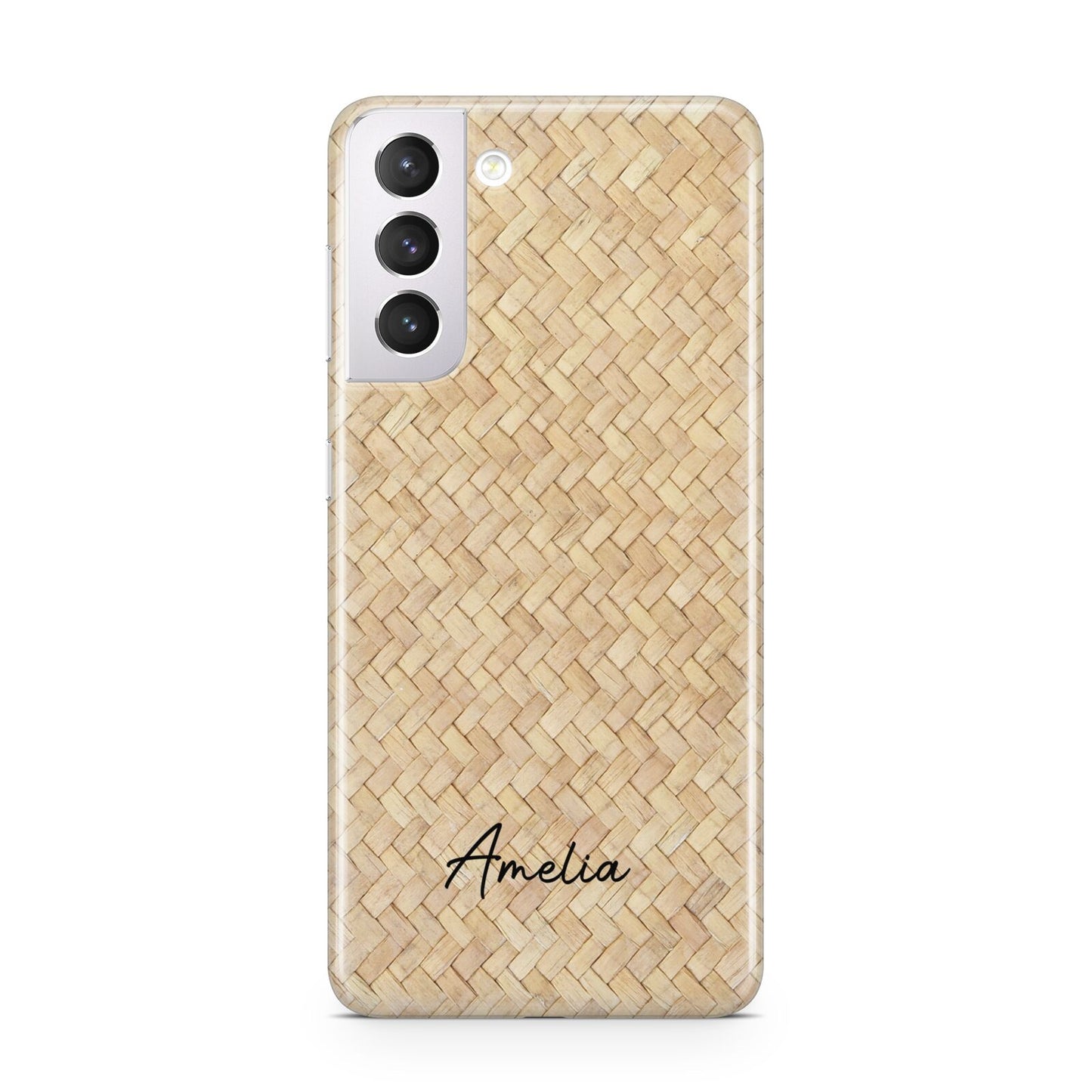 Custom Rattan Pattern Samsung S21 Case