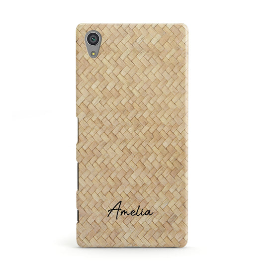 Custom Rattan Pattern Sony Xperia Case