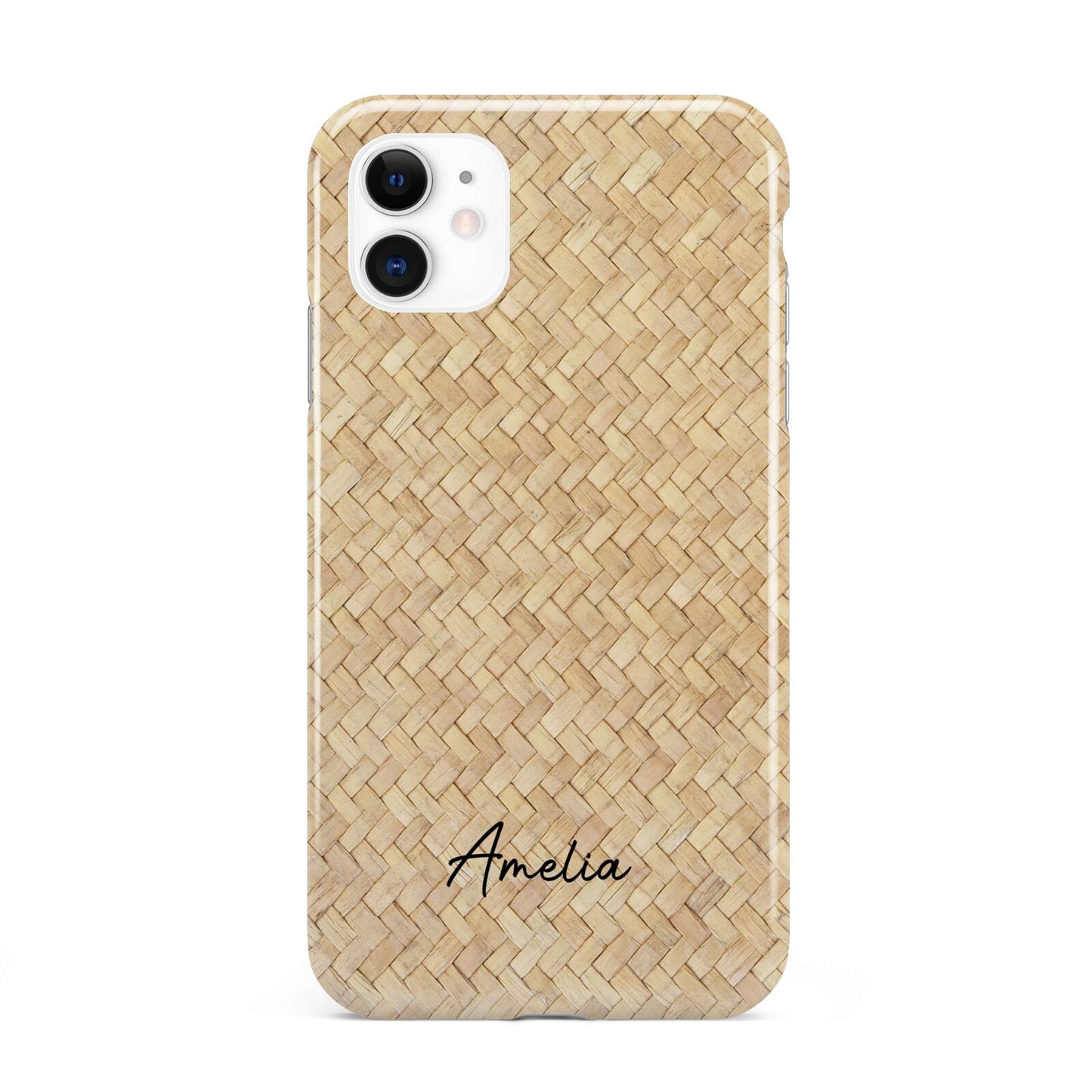 Custom Rattan Pattern iPhone 11 3D Tough Case