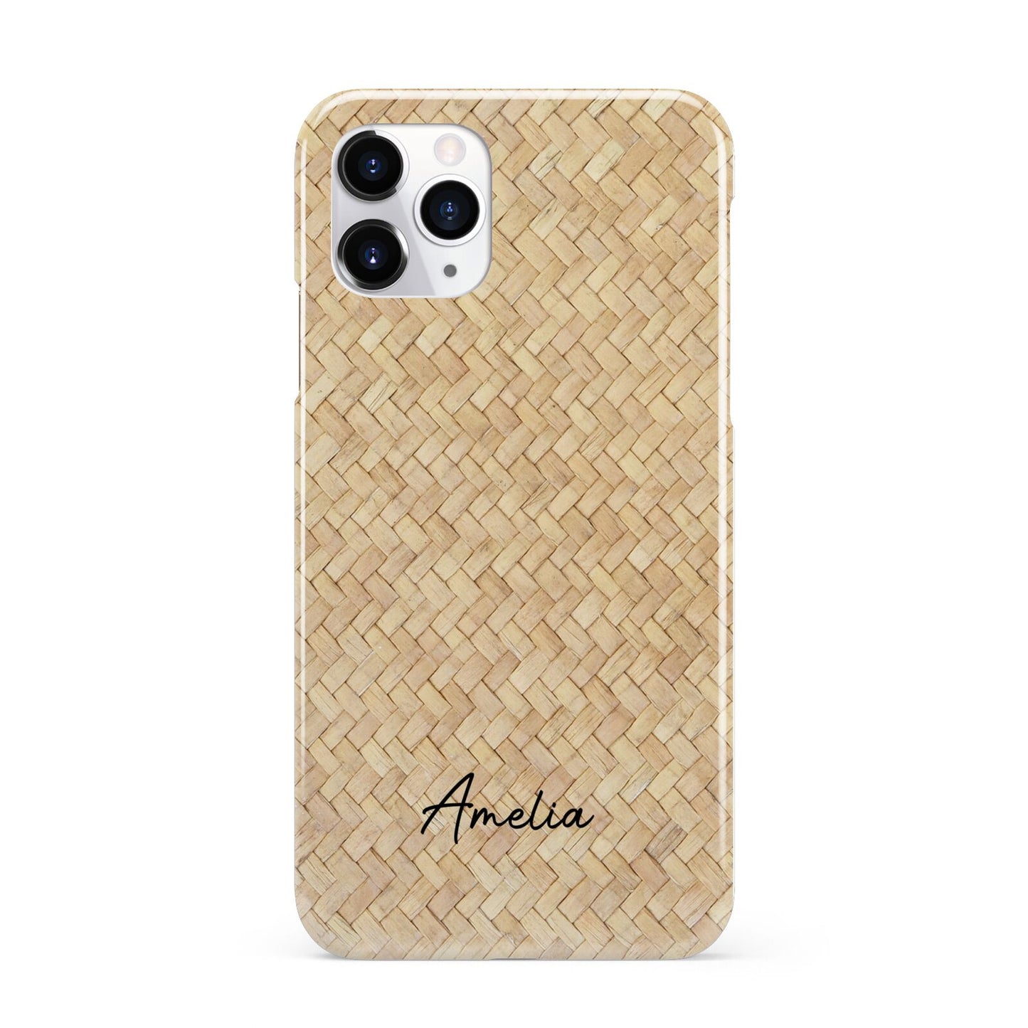 Custom Rattan Pattern iPhone 11 Pro 3D Snap Case