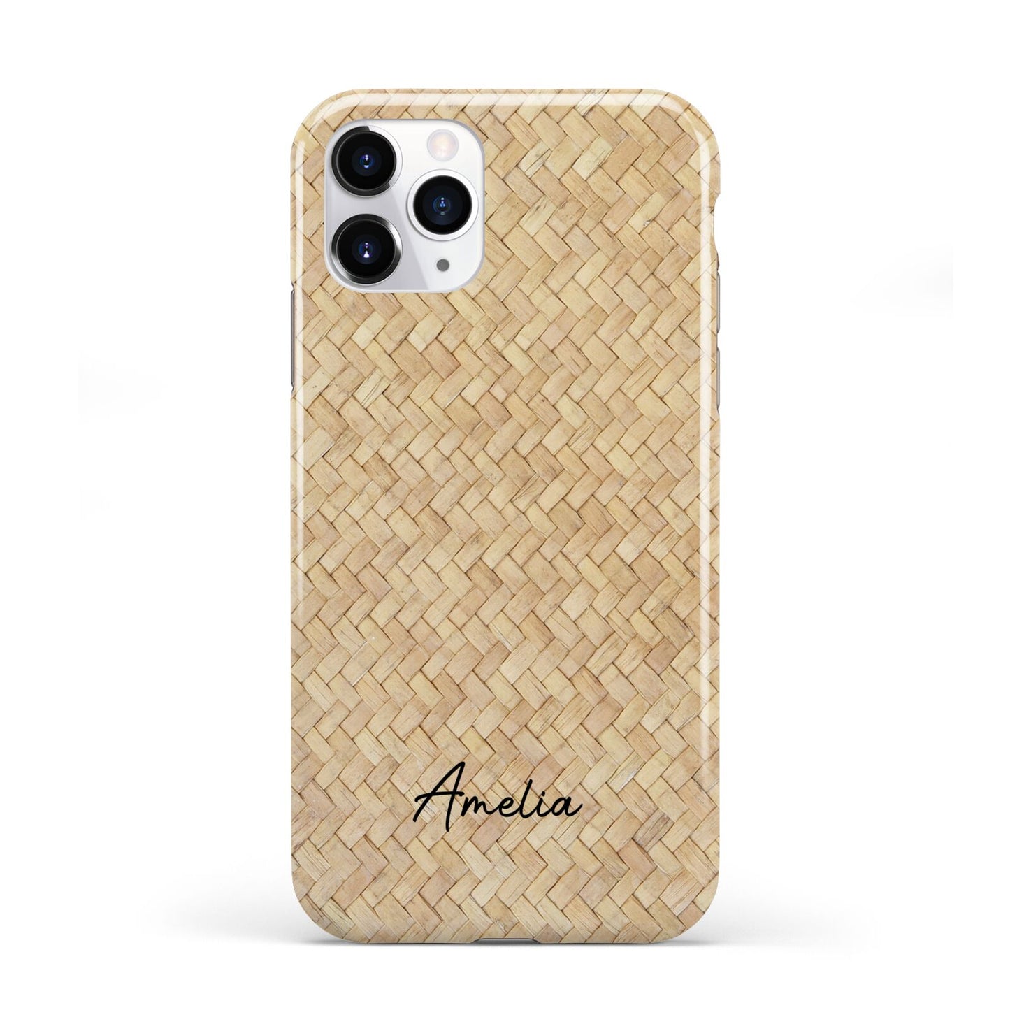 Custom Rattan Pattern iPhone 11 Pro 3D Tough Case