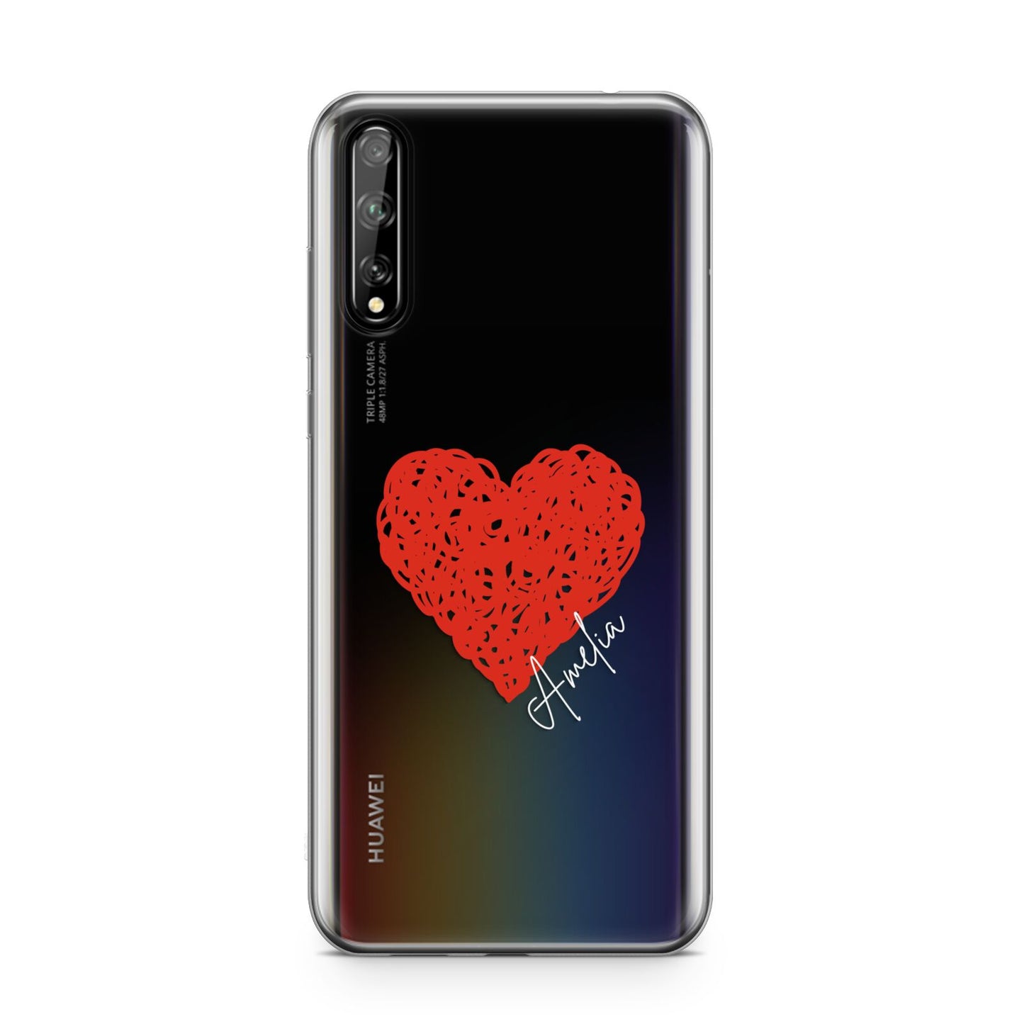 Custom Red Heart Huawei Enjoy 10s Phone Case