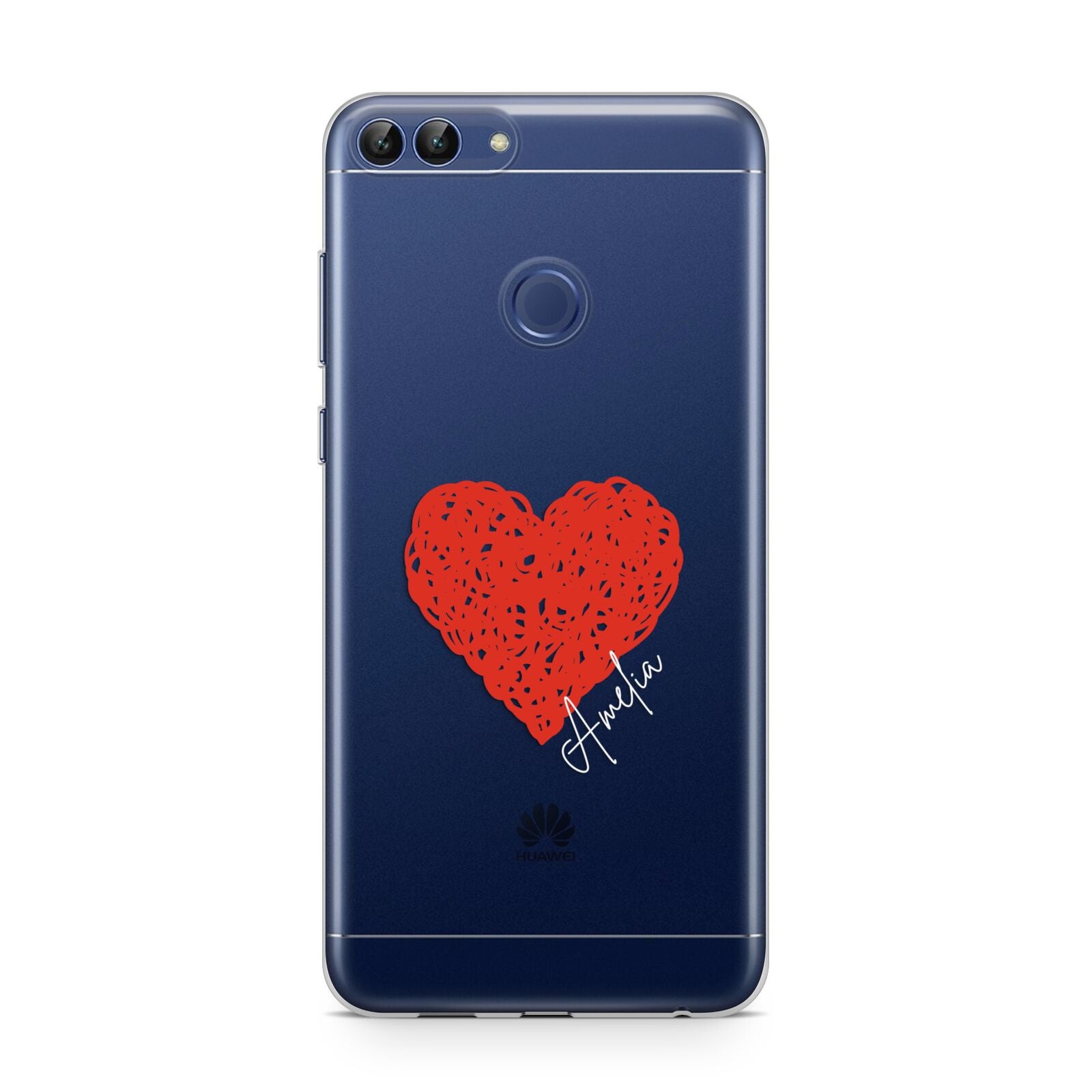 Custom Red Heart Huawei P Smart Case