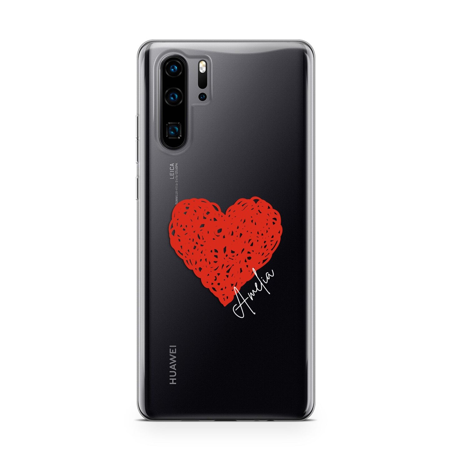 Custom Red Heart Huawei P30 Pro Phone Case