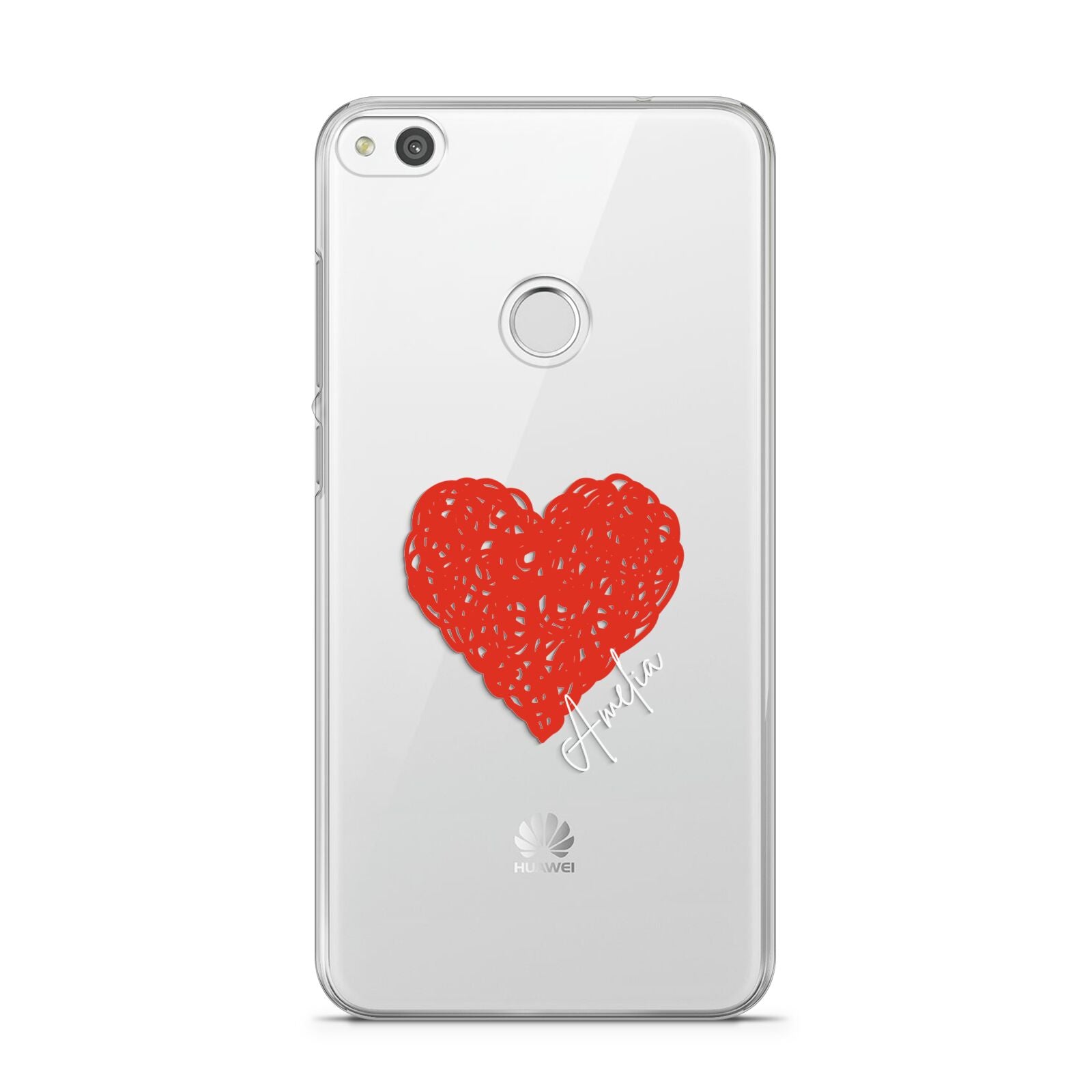 Custom Red Heart Huawei P8 Lite Case