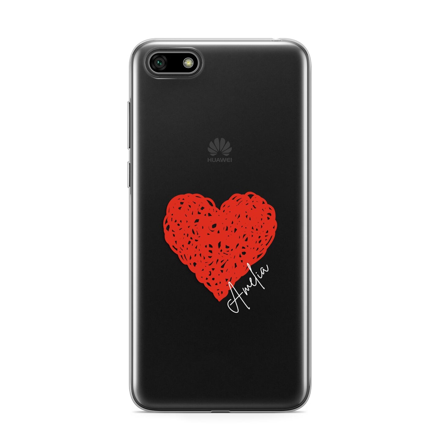 Custom Red Heart Huawei Y5 Prime 2018 Phone Case