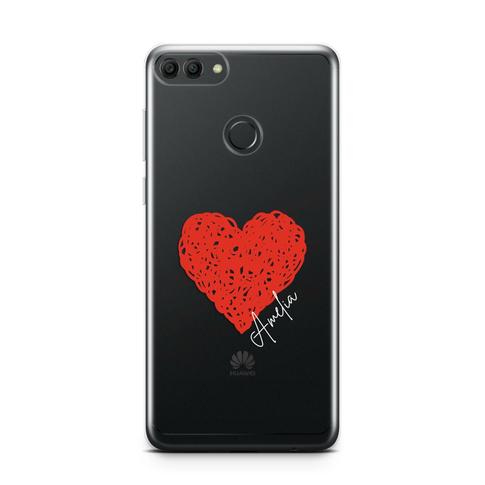 Custom Red Heart Huawei Y9 2018