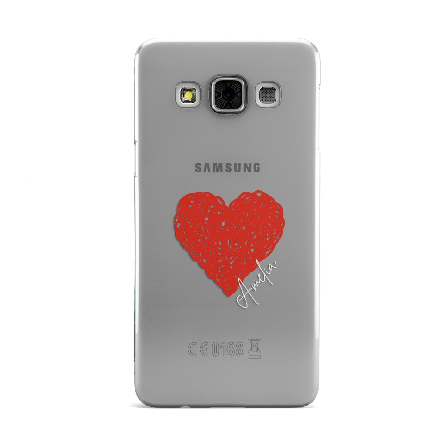 Custom Red Heart Samsung Galaxy A3 Case