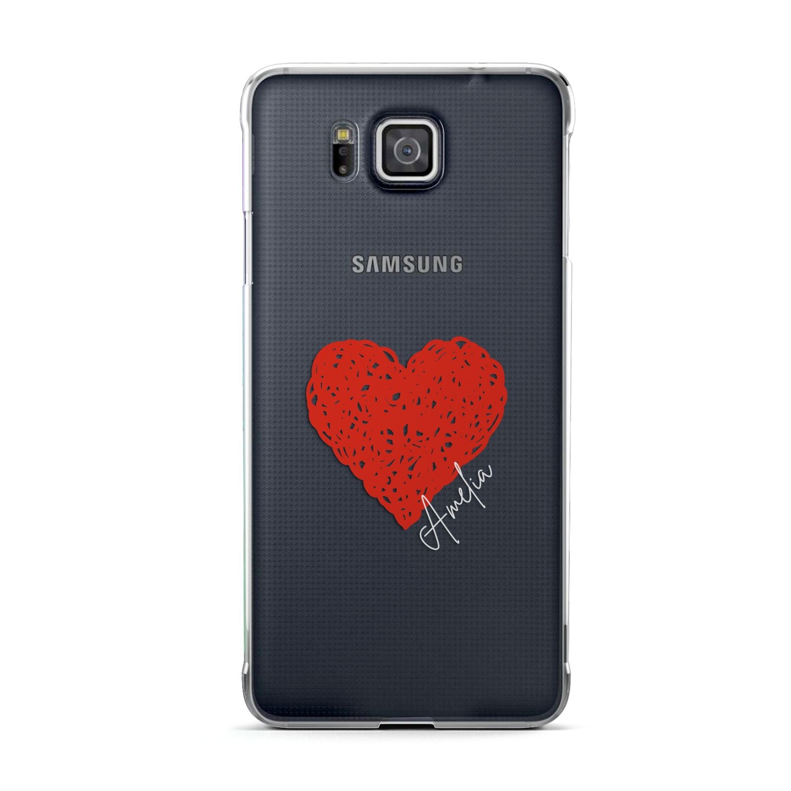 Custom Red Heart Samsung Galaxy Alpha Case