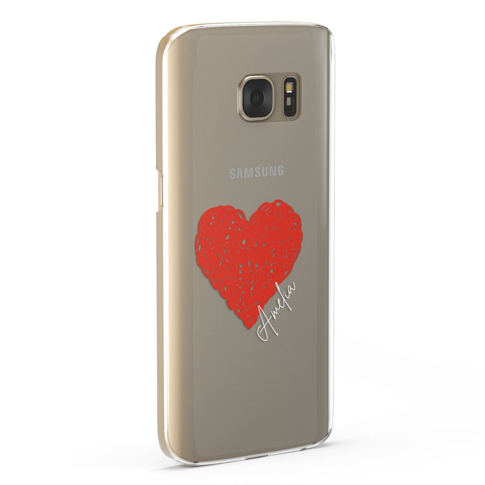 Custom Red Heart Samsung Galaxy Case Fourty Five Degrees