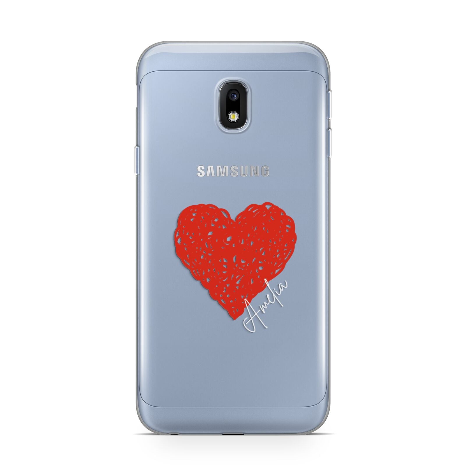 Custom Red Heart Samsung Galaxy J3 2017 Case