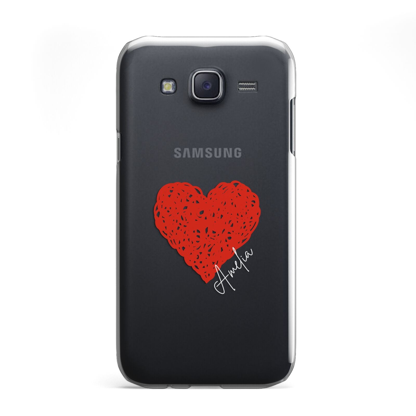 Custom Red Heart Samsung Galaxy J5 Case