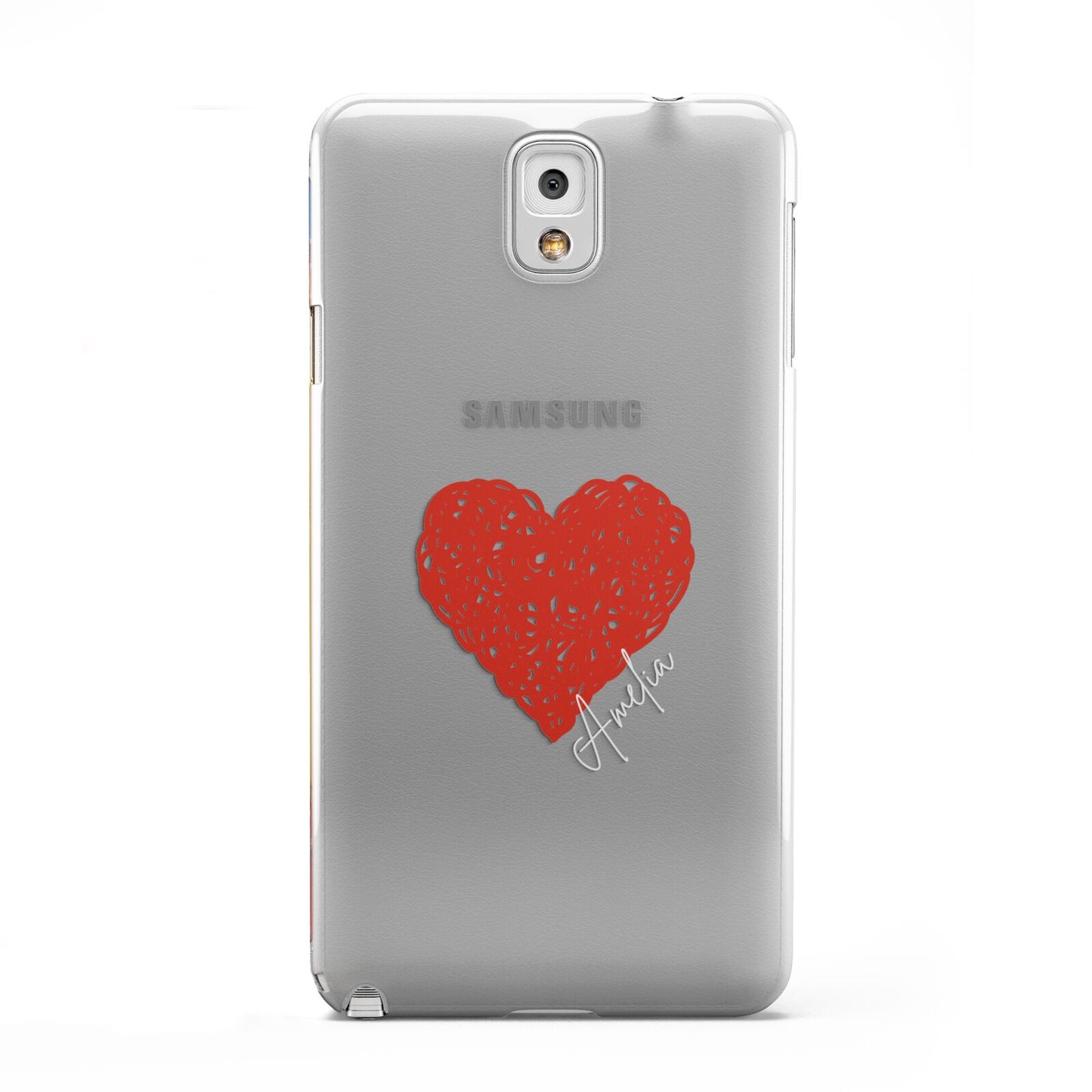 Custom Red Heart Samsung Galaxy Note 3 Case