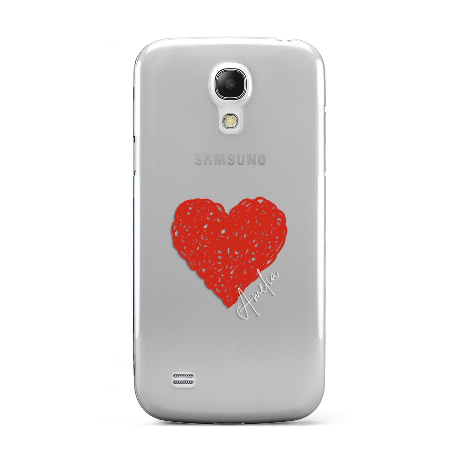 Custom Red Heart Samsung Galaxy S4 Mini Case