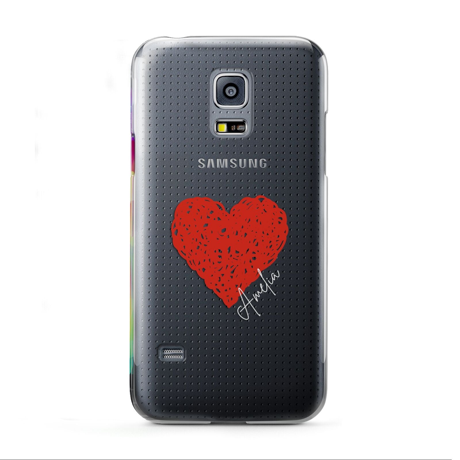 Custom Red Heart Samsung Galaxy S5 Mini Case