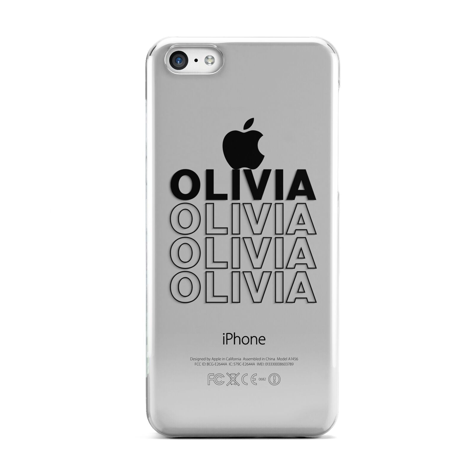 Custom Repeat Name Apple iPhone 5c Case