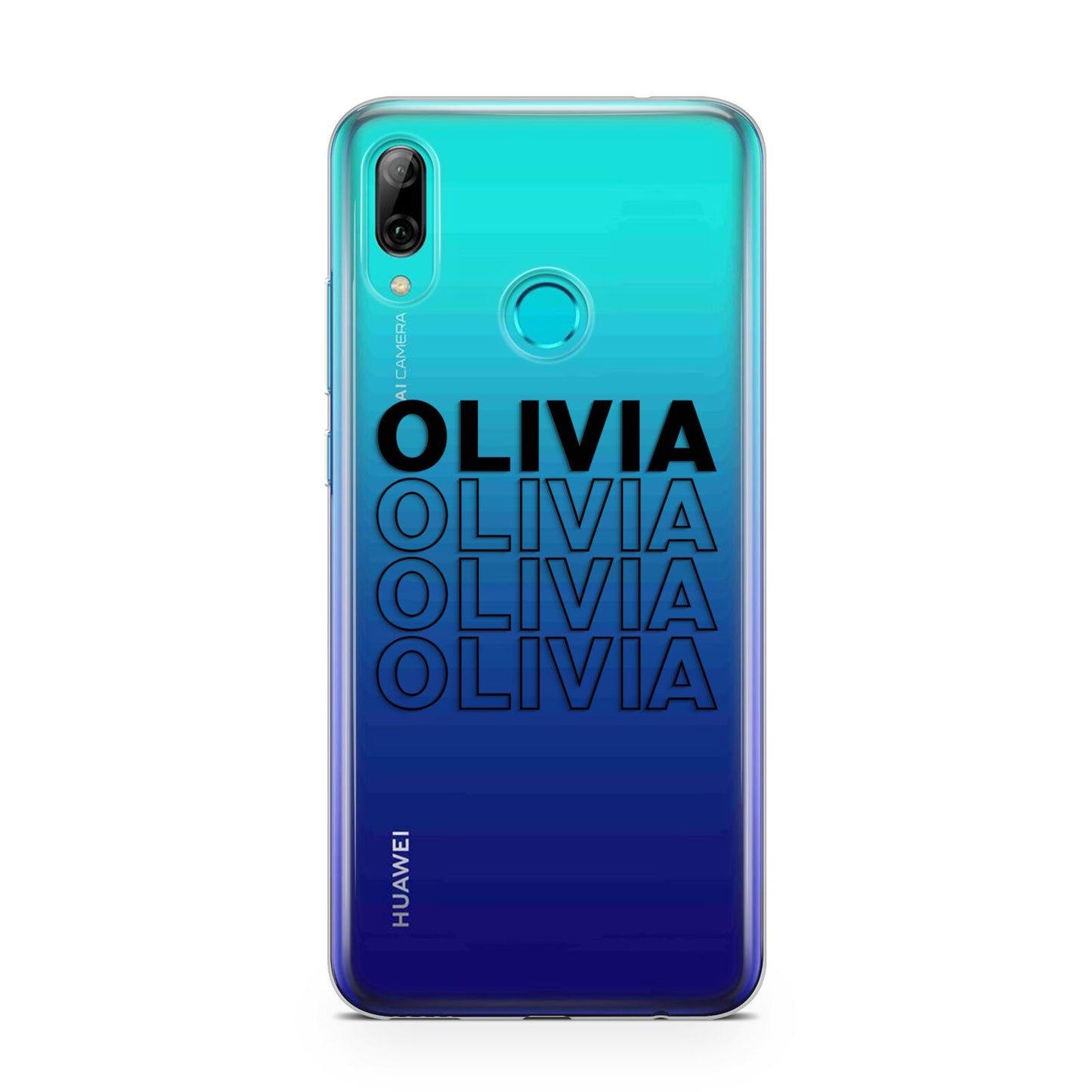 Custom Repeat Name Huawei P Smart 2019 Case