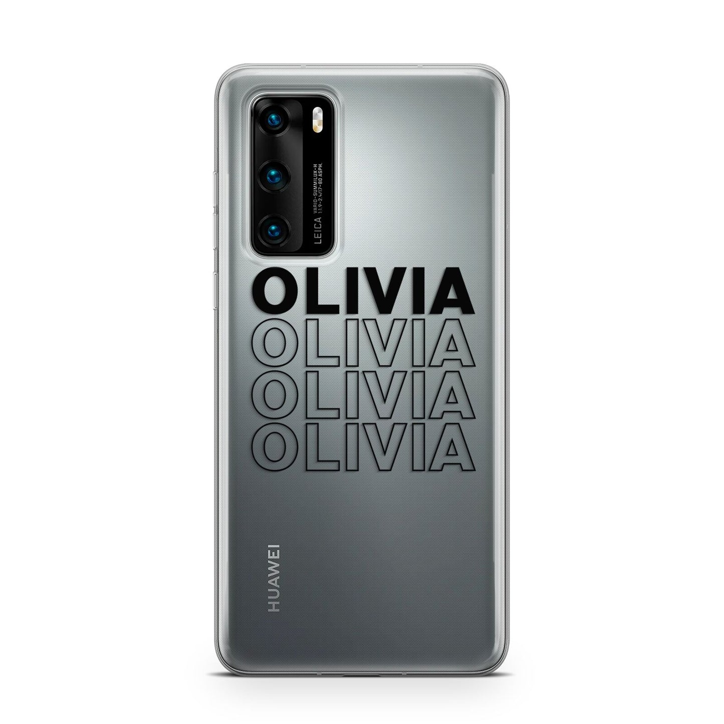 Custom Repeat Name Huawei P40 Phone Case