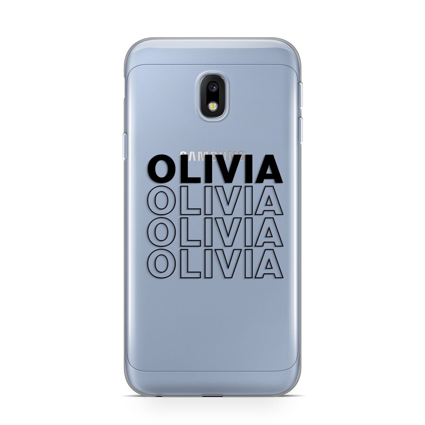 Custom Repeat Name Samsung Galaxy J3 2017 Case