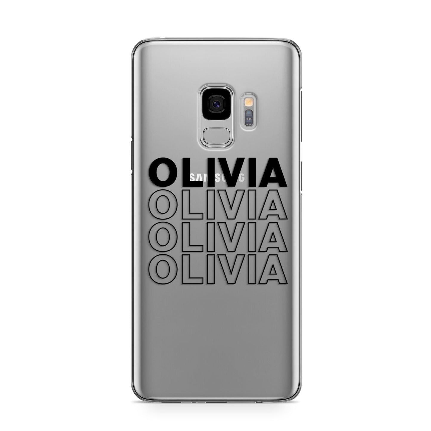 Custom Repeat Name Samsung Galaxy S9 Case