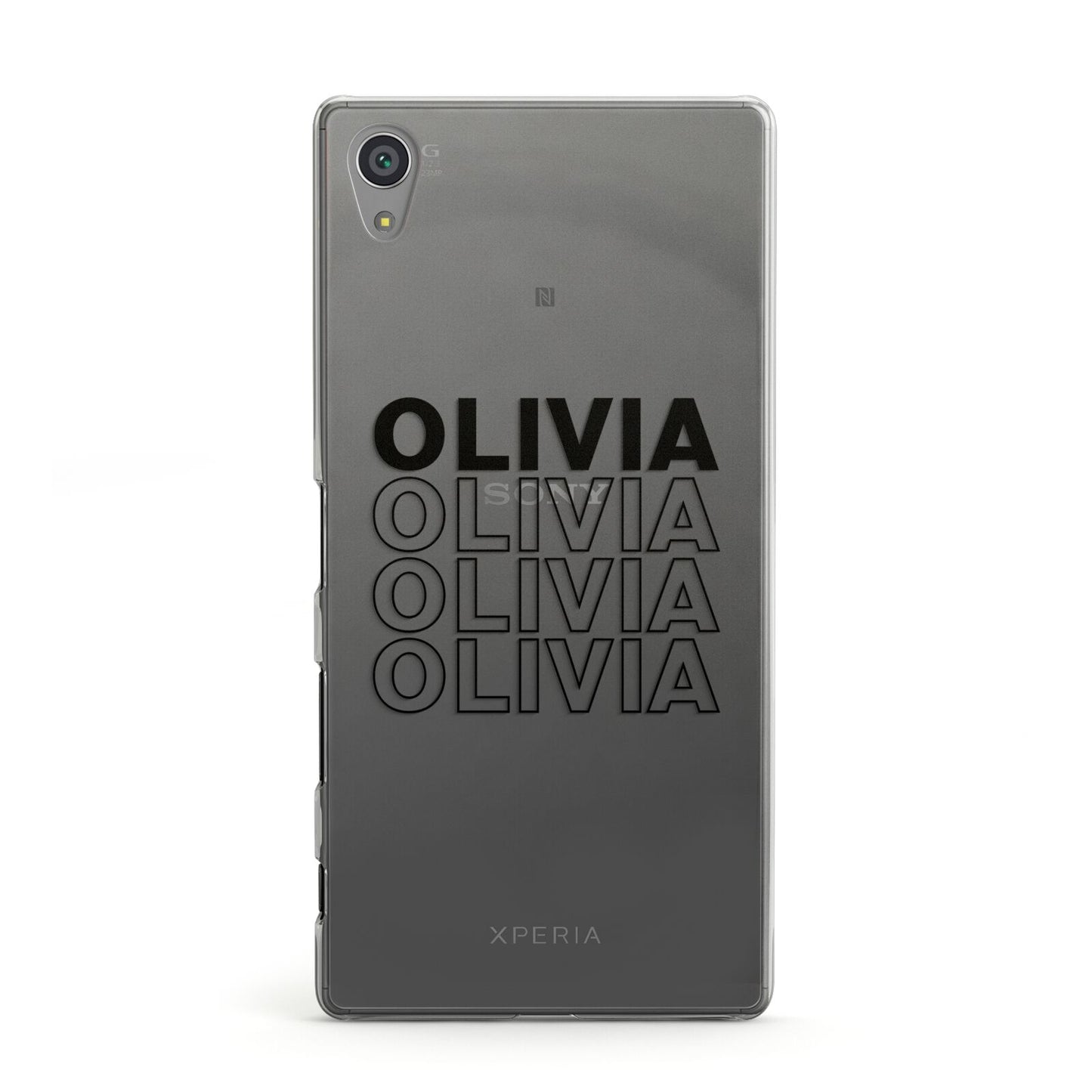 Custom Repeat Name Sony Xperia Case