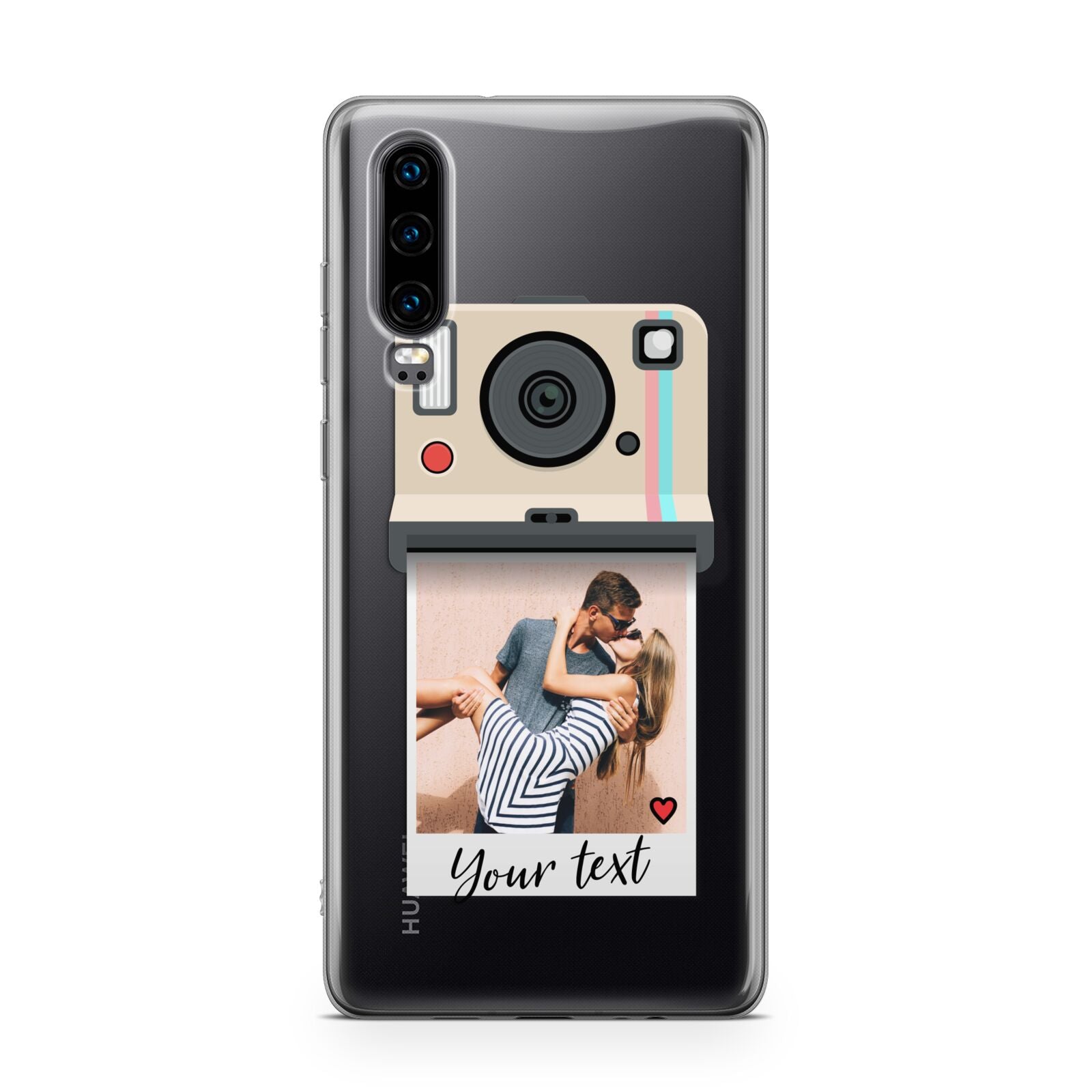 Custom Retro Photo Huawei P30 Phone Case