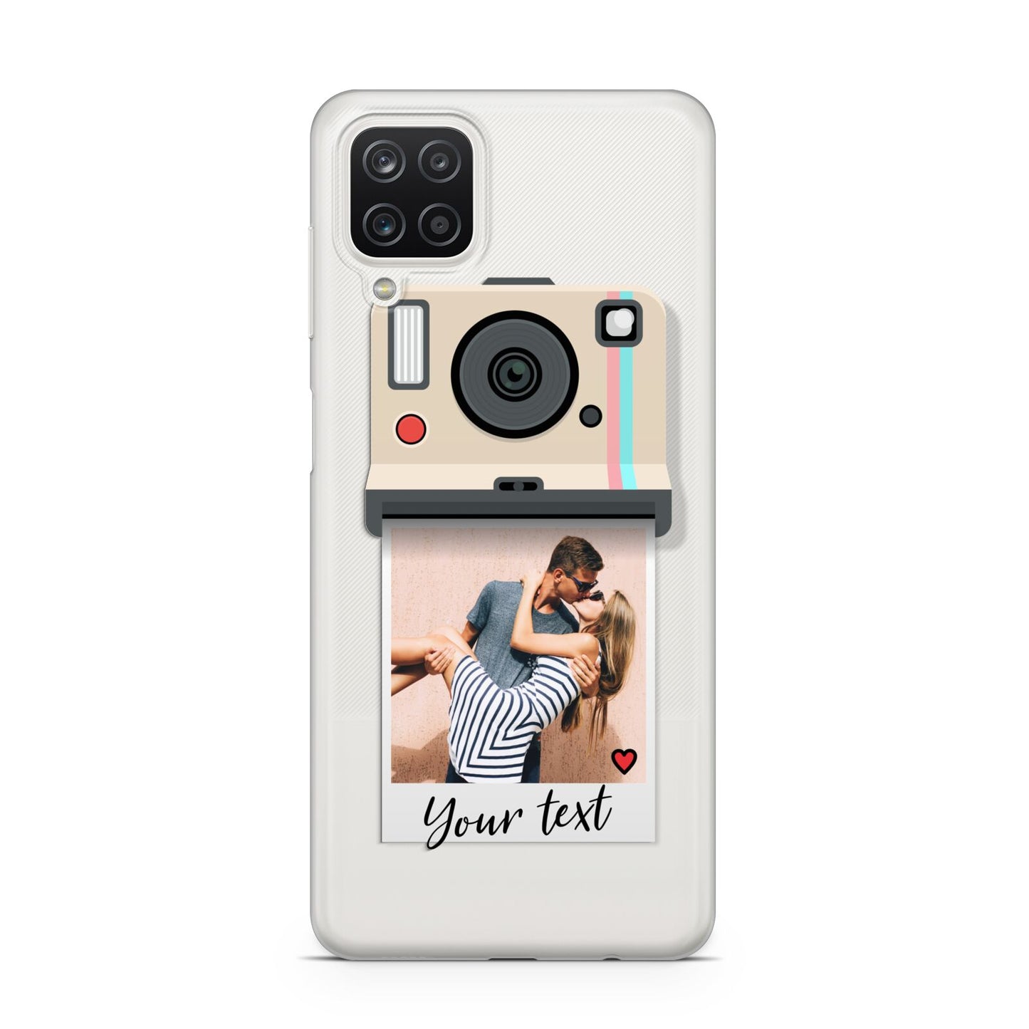 Custom Retro Photo Samsung A12 Case