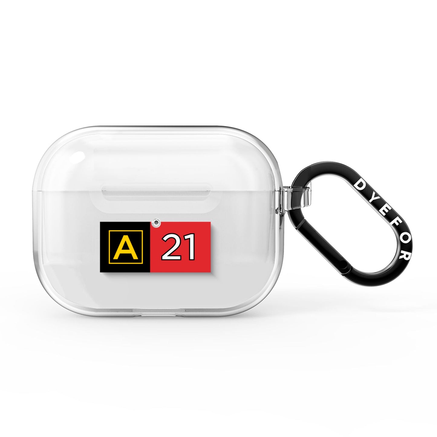 Custom Runway Location and Hold Position AirPods Pro Clear Case
