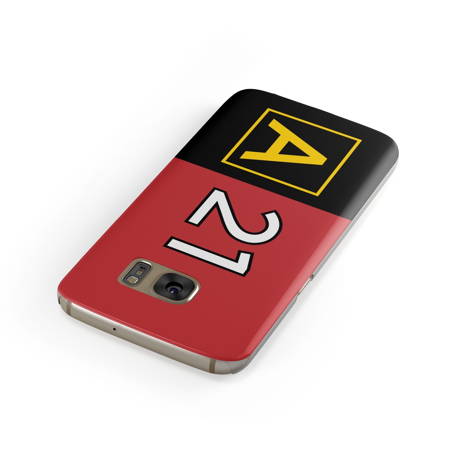 Custom Runway Location and Hold Position Samsung Galaxy Case Front Close Up