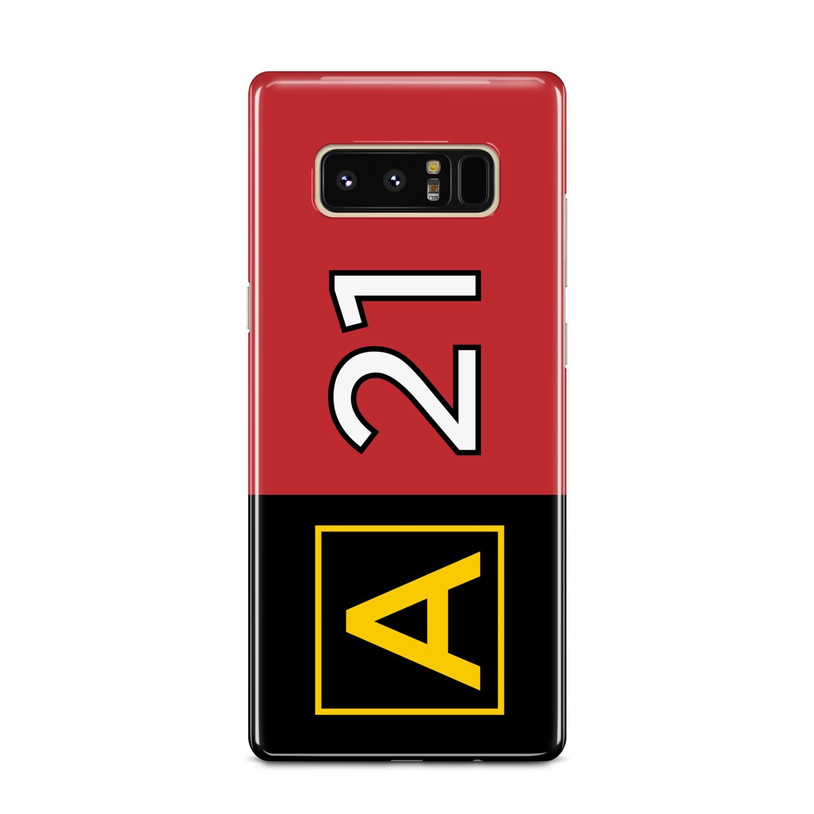 Custom Runway Location and Hold Position Samsung Galaxy Note 8 Case