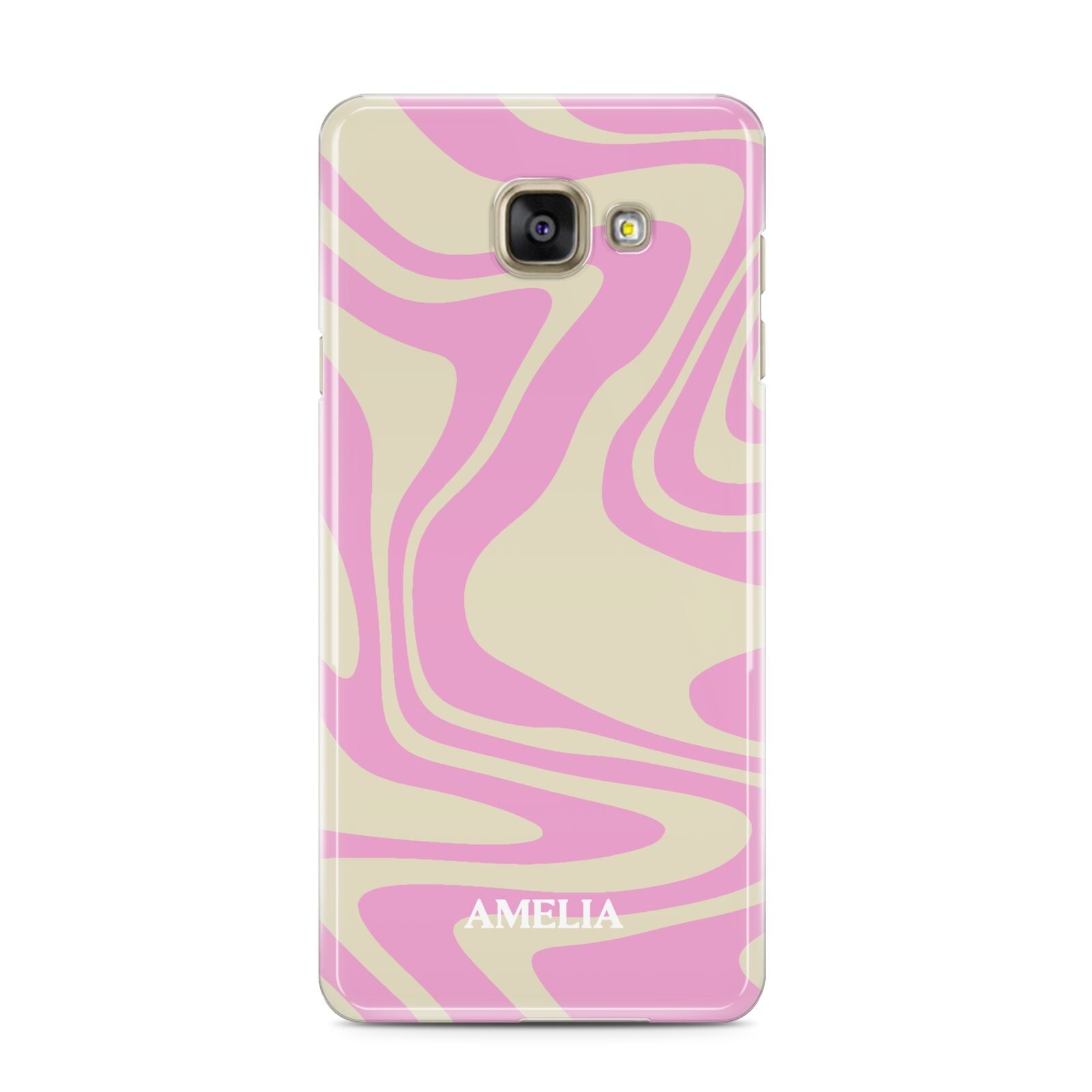 Custom Seventies Samsung Galaxy A3 2016 Case on gold phone