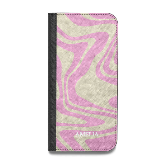 Custom Seventies Vegan Leather Flip iPhone Case