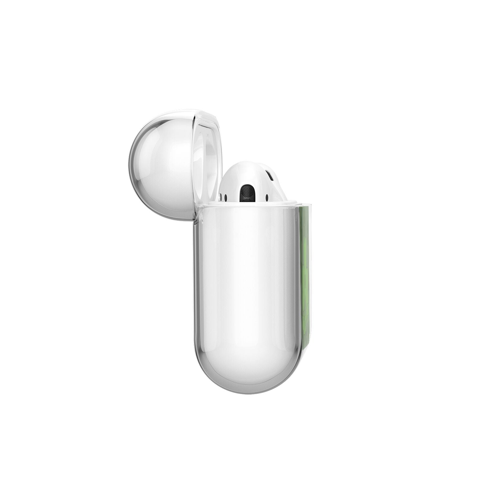 Custom Shamrock AirPods Case Side Angle