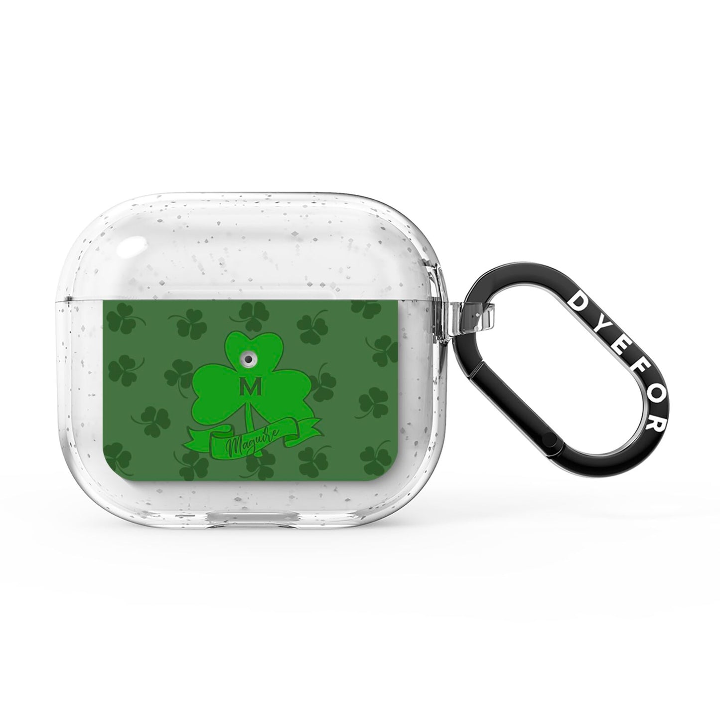 Custom Shamrock AirPods Glitter Case 3rd Gen