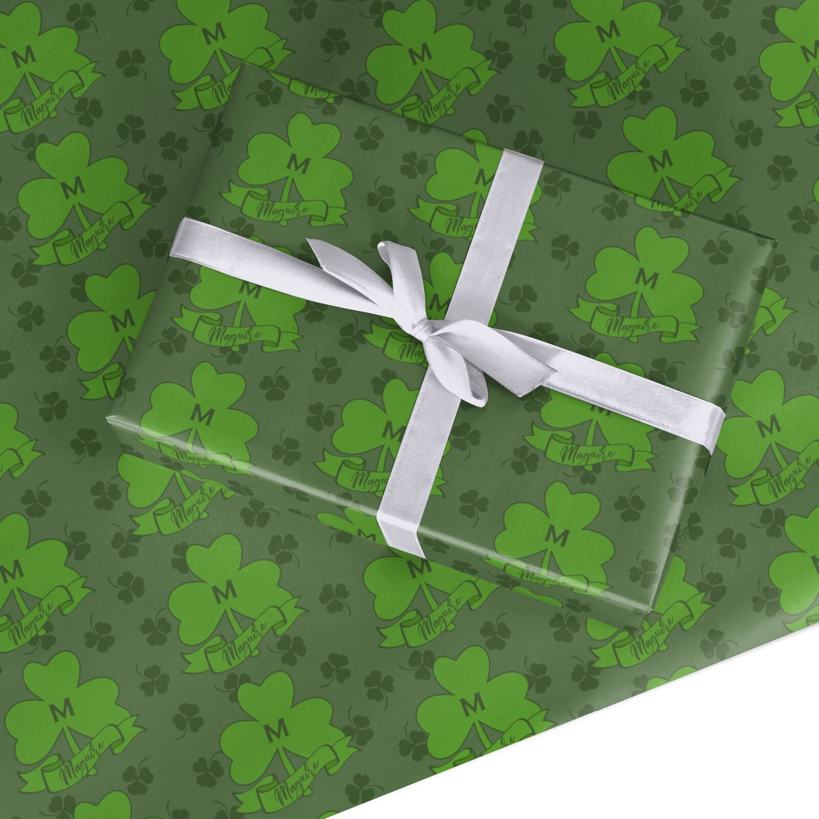 Shamrock on sale wrapping paper