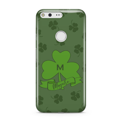 Custom Shamrock Google Pixel Case