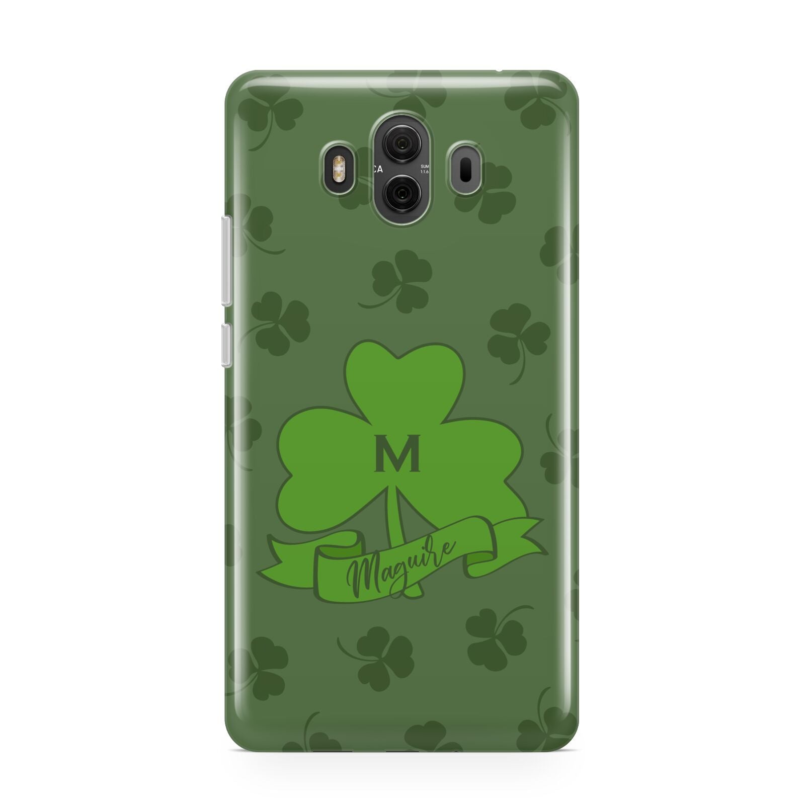 Custom Shamrock Huawei Mate 10 Protective Phone Case