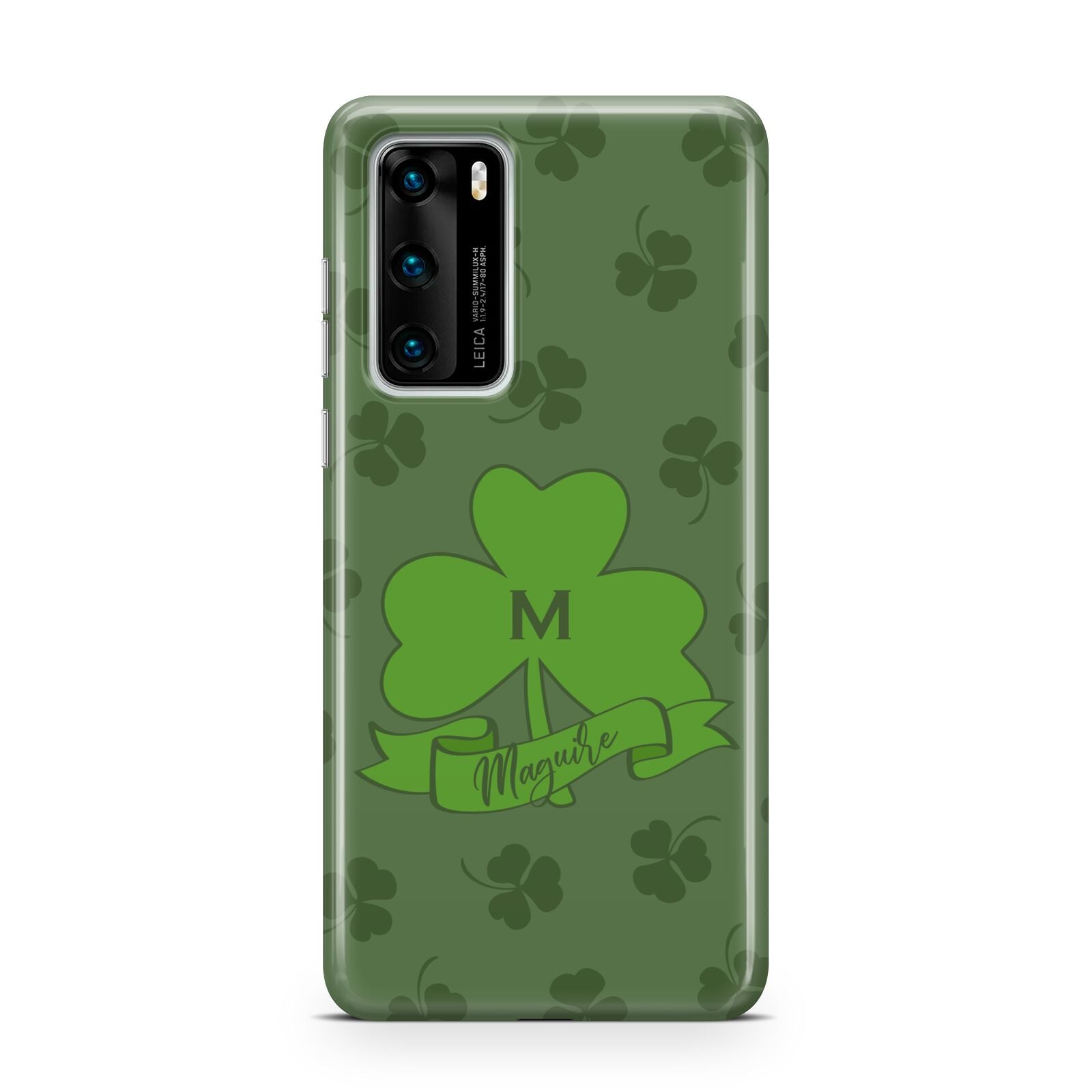 Custom Shamrock Huawei P40 Phone Case