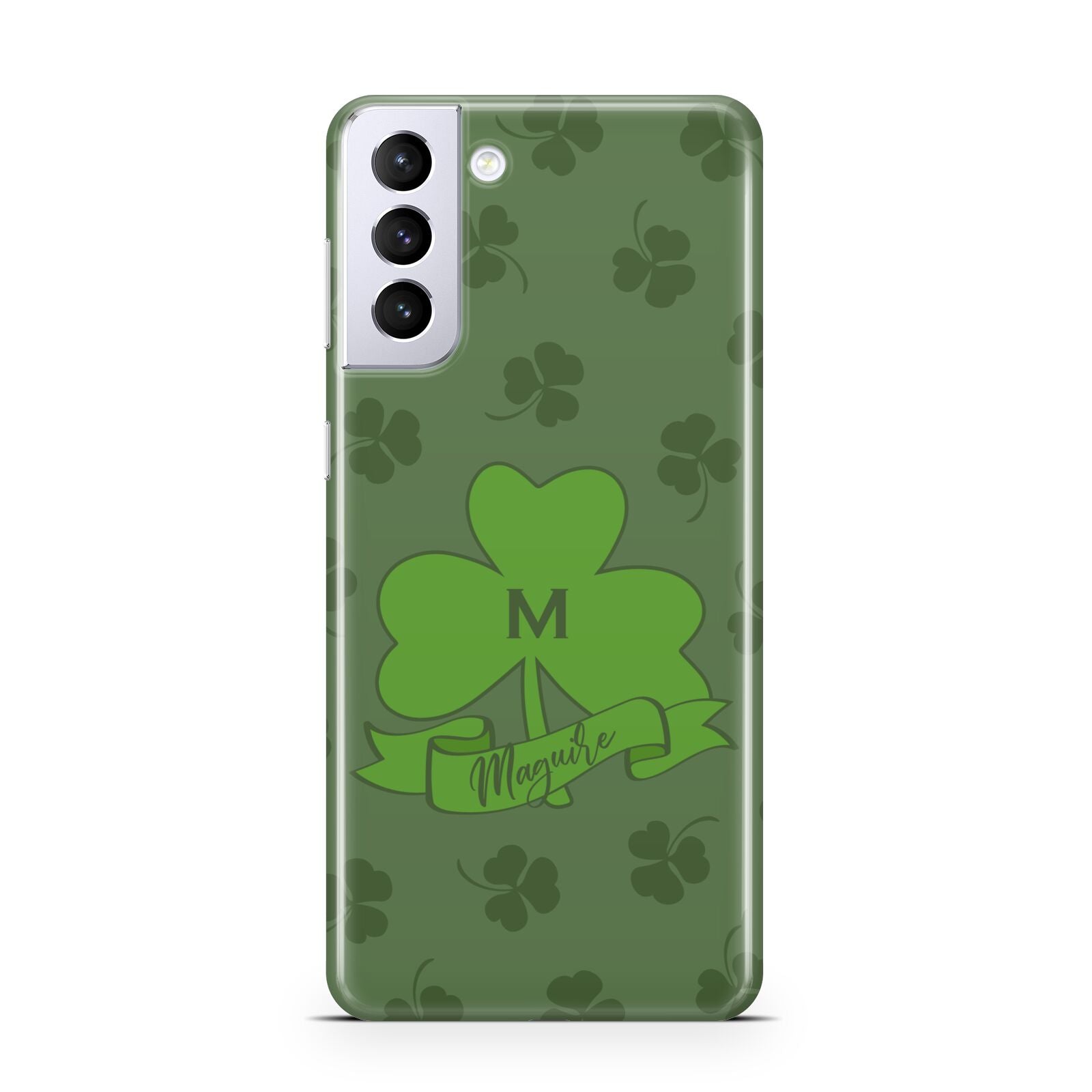 Custom Shamrock Samsung S21 Plus Phone Case