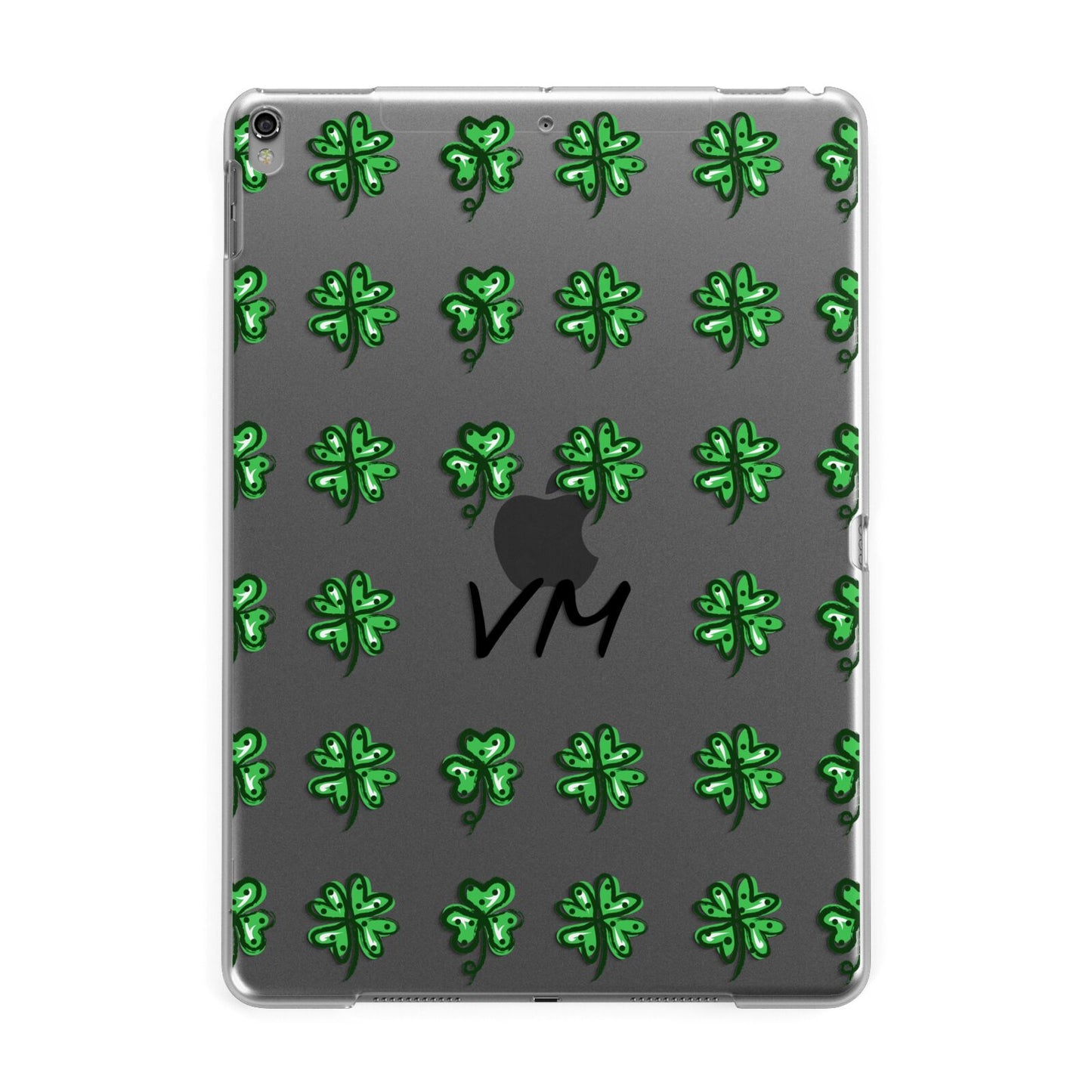 Custom Shamrocks Apple iPad Grey Case