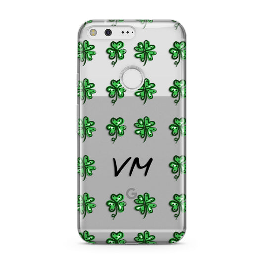 Custom Shamrocks Google Pixel Case