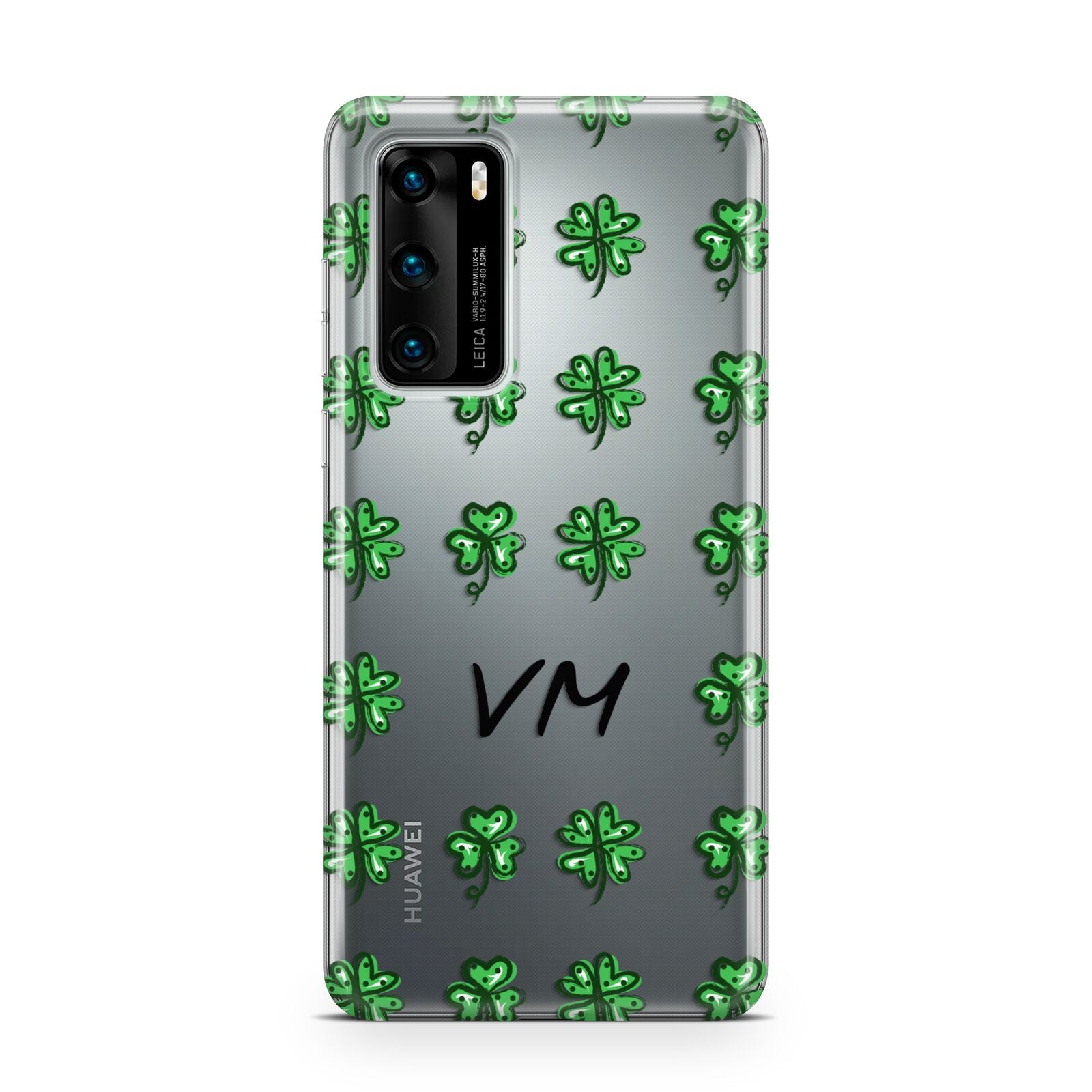 Custom Shamrocks Huawei P40 Phone Case