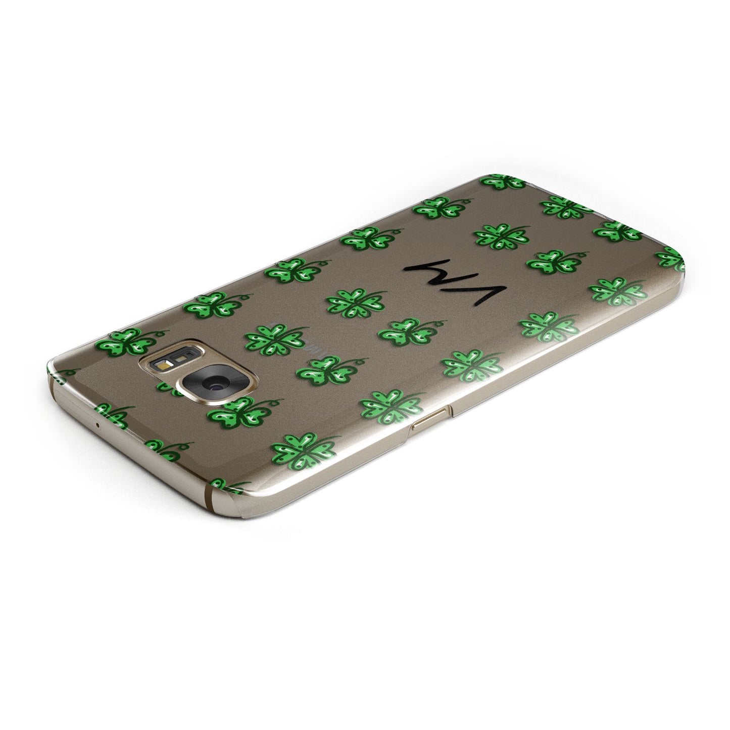 Custom Shamrocks Samsung Galaxy Case Top Cutout