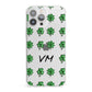 Custom Shamrocks iPhone 13 Pro Max Clear Bumper Case