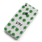 Custom Shamrocks iPhone 8 Bumper Case on Silver iPhone Alternative Image