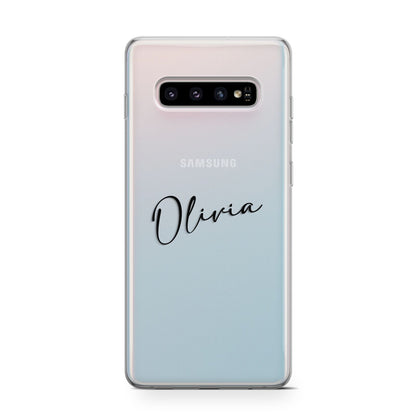 Custom Signature Samsung Galaxy S10 Case