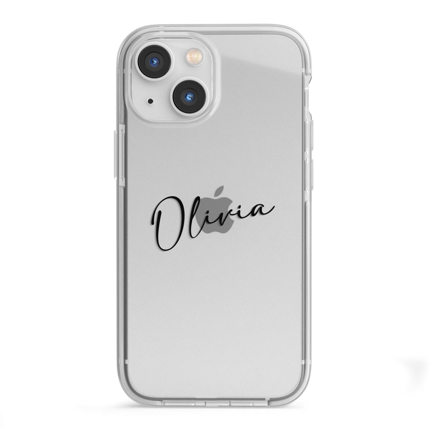 Custom Signature iPhone 13 Mini TPU Impact Case with White Edges