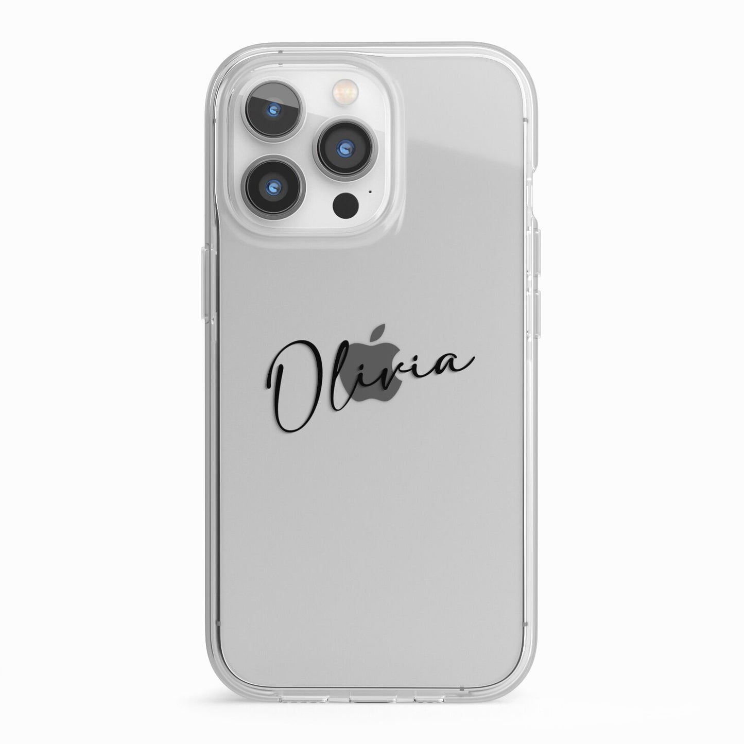 Custom Signature iPhone 13 Pro TPU Impact Case with White Edges